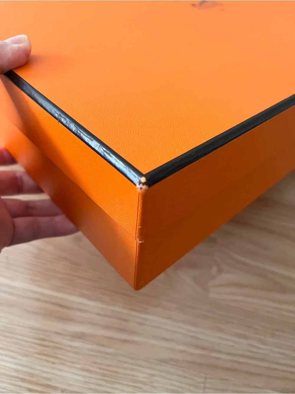 Hermès Orange Box Cover with Logo